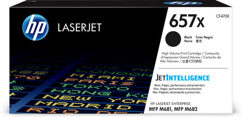 HP 657X High Yield Black Original LaserJet Toner-CF470X