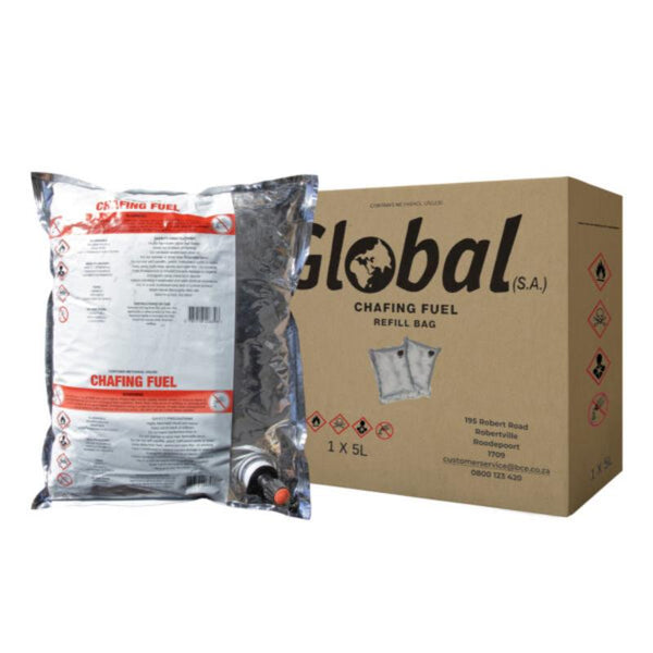 BCE Chafing Fuel - Alcohol Refill Bag (Methanol) (4 X 5Lt) - CFA0005
