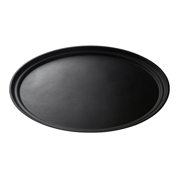 CAMBRO Camtread Non-Slip Fiberglass Tray Oval - 56Cm W X 68.5Cm L - Black - CFT0685