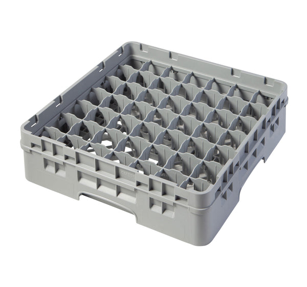CAMBRO 49 Compartment Glassrack 50Cmx 50Cm Grey - 14.3Cm H - CGG0148