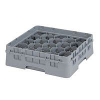 CAMBRO 20 Compartment Glassrack 50Cm X 50Cm Grey - 14.3Cm H - CGR0020