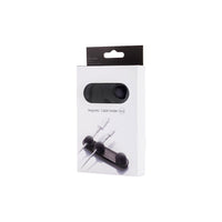 MAGNETIC CABLE HOLDER, PLUS BLACK - MAG-CH-0204