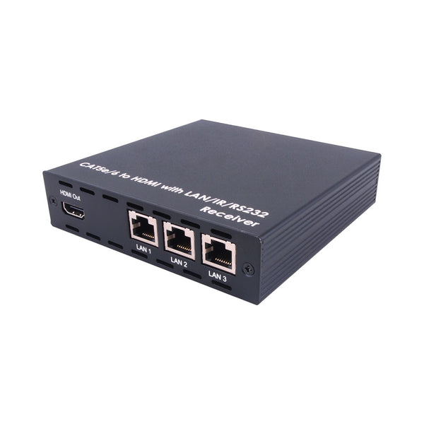 HDMI TO CAT5E/6 WITH LAN/POE/IR RECEIVER CH-1109RX - CNV-CH-1109RXC