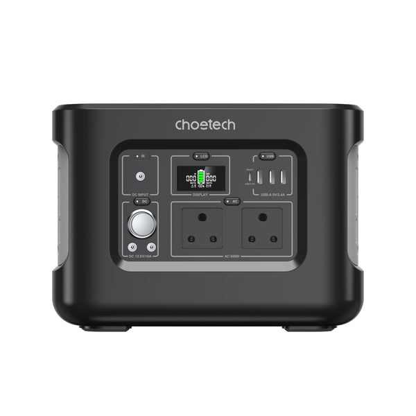 Choetech BS021 power station 600w-Black-CHO-BS021-ZA-BK