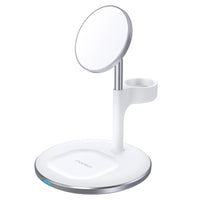 Choetech T586-F 3in1 Wireless charger 15W-White-CHO-T586-F-BK