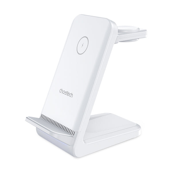 Choetech T608-F 4in1 Wireless charger 15W-White-CHO-T608-F-WH