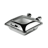 ELECTRO CHEF Chafer Induction Square Smart With Glass - 5.5Lt - CIS0055