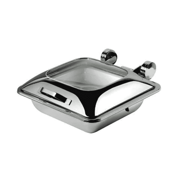ELECTRO CHEF Chafer Induction Square Smart With Glass - 5.5Lt - CIS0055
