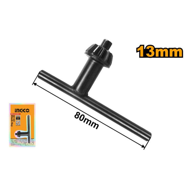INGCO CK1301 Chuck Key - 13mm, 80mm - Drill Chuck Key for Power Tools
