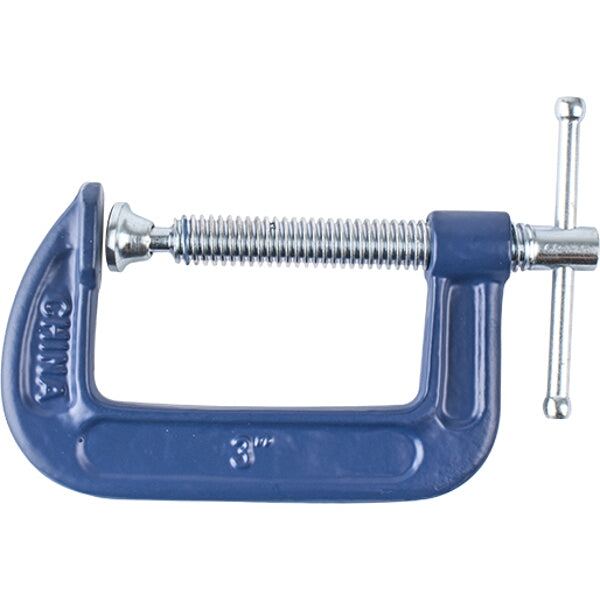 Heavy Duty G Clamp 75mm (3 Inch) Twin Pack. Strong Steel Clamp for Woodworking, Metalworking, Construction. Secure & Reliable!