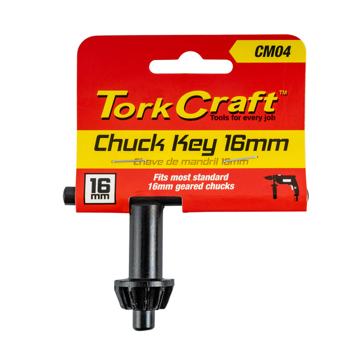 Tork Craft Chuck Key For 16 Mm Chucks Cm04