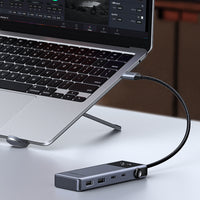 UGREEN 6-in-1 Type-C Hub with 4K HDMI, 100W PD and 10Gbps USB Ports – Grey-CM888-35998