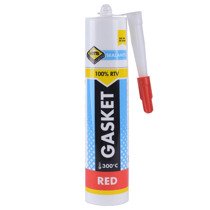 MTS Gasket Sealer, RTV Silicone, Red, High Temperature 300°C - Engine & Automotive Repair Sealant