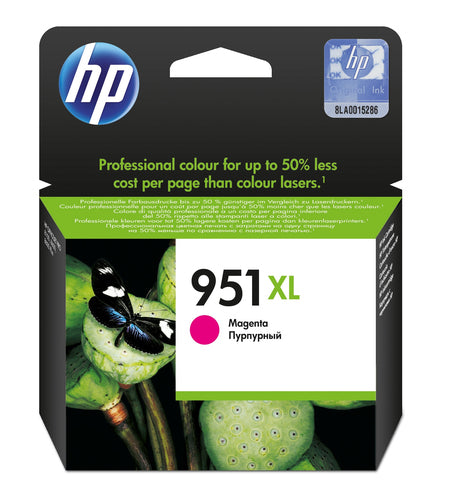 HP 951XL Magenta OfficeJet Ink Cartridge-CN047AE