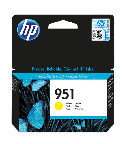 Hp  951 Yellow Oj Ink Cartridge-CN052AE