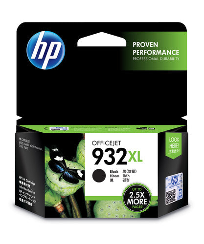 HP 932XL High Yield Black Original Ink Cartridge-CN053AE
