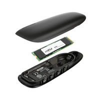 Asus Cobble M.2 SSD Type-C Enclosure and Crucial E100 1TB NVMe Bundle - Black