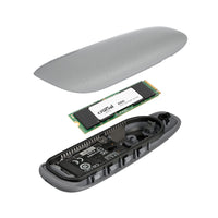 Asus Cobble M.2 SSD Type-C Enclosure and Crucial E100 1TB NVMe Bundle - Grey