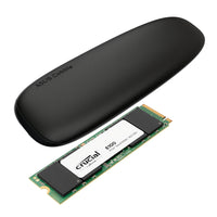 Asus Cobble M.2 SSD Type-C Enclosure and Crucial E100 480GB NVMe Bundle - Black-COBBLE-480GB-BUNDLE-B