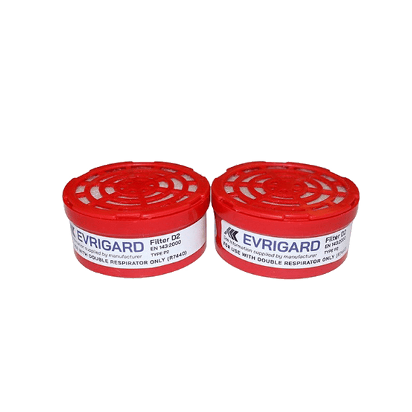 Respirator Spare Filter Dust D2 P/2 Com1050