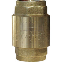 Brass Non Return Valve 3/4 inch F/F Inline Check Valve - Made in Italy - Plumbing Fitting