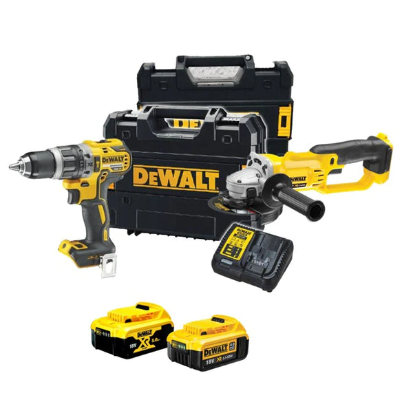 DeWalt 18v brushless hammer DCD996 drill & angle grinder DCG409 dwcombo60