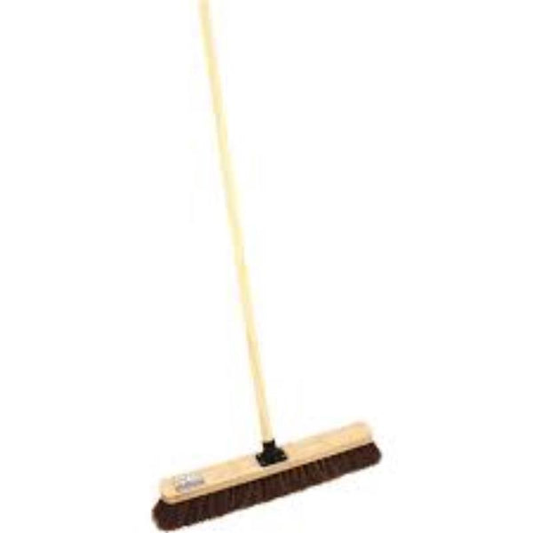Cotswold 24" STIFF BASSINE BROOM WITH 48"WOODEN HANDLE