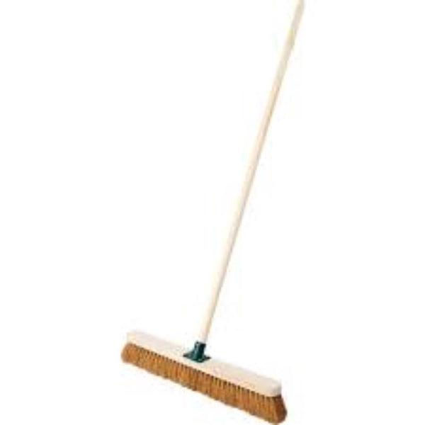 Cotswold 24" SOFT COCO BROOM WITH48" WOODEN HANDLE