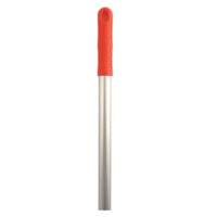 CROMWELL AH120 1400mm Red Aluminum Handle - COT9075270K. Heavy-duty, durable tool handle for mops, brooms, and more!