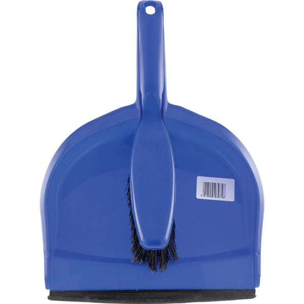 Cotswold PLASTIC DUSTPAN & SOFTBRUSH SET BLUE
