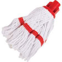 Red Synthetic Mop Head 200G - COT9076720K - Durable Floor Cleaning Mop for Home & Commercial Use