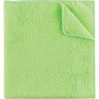 Green Microfiber Cleaning Cloth 40x40cm - Premium Quality for Effective Cleaning & Dusting