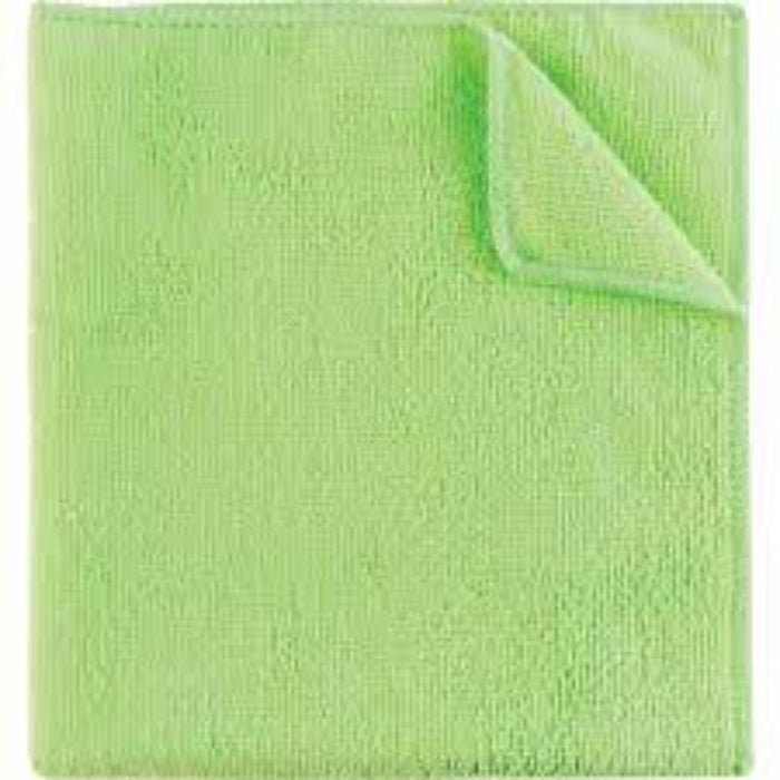 Green Microfiber Cleaning Cloth 40x40cm - Premium Quality for Effective Cleaning & Dusting