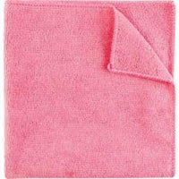 Pink Microfibre Cloth 40x40cm Premium Cleaning Cloth - Reddish/Pink All-Purpose Cleaning Towel