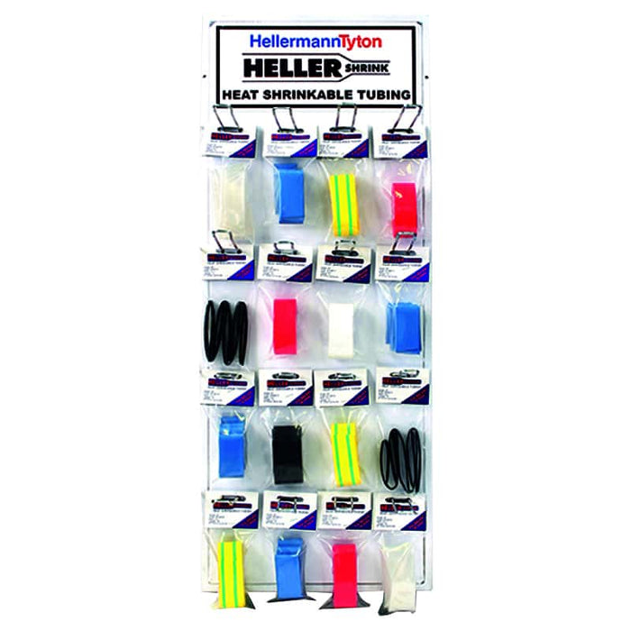 HellermannTyton Heat Shrink Tubing Variety Pack: Colorful Electrical Wire Insulation, different sizes