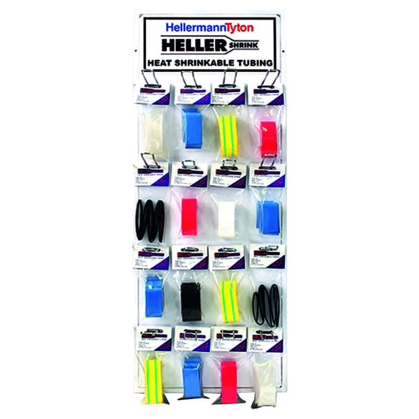 HellermannTyton Heat Shrink Tubing Variety Pack: Colorful Electrical Wire Insulation, different sizes