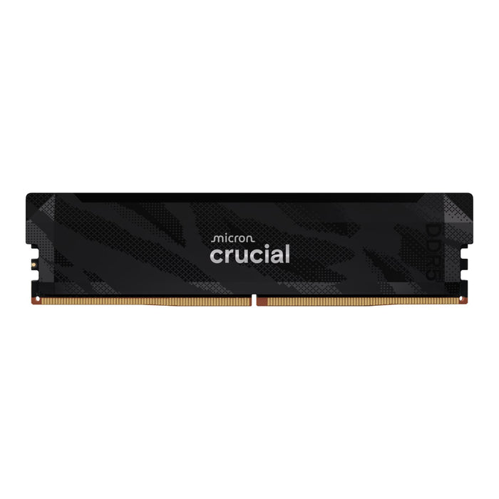 Crucial Pro 16GB 6400Mhz DDR5 Desktop OC Gaming Memory - Black