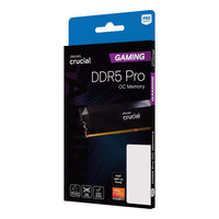 Crucial Pro 16GB 6400Mhz DDR5 Desktop OC Gaming Memory - Black