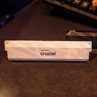 Crucial Pro 16GB 6400Mhz DDR5 Desktop OC Gaming Memory - White