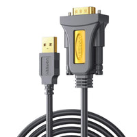 UGREEN USB 2.0 to RS-232 Serial Adapter Cable (USB-A Male to DB9 Male)-Black-CR104-20222