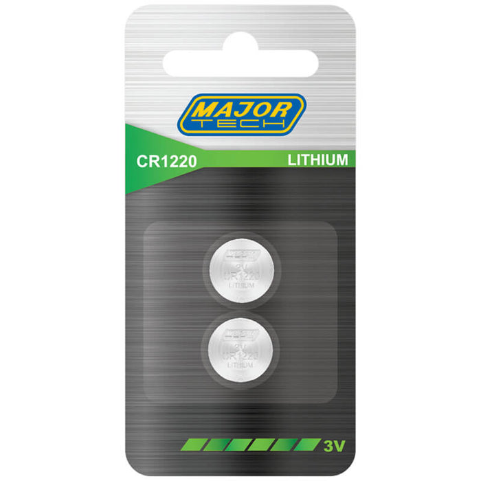 Major Tech Lithium Button Cell | CR1220-BP2 - image 1