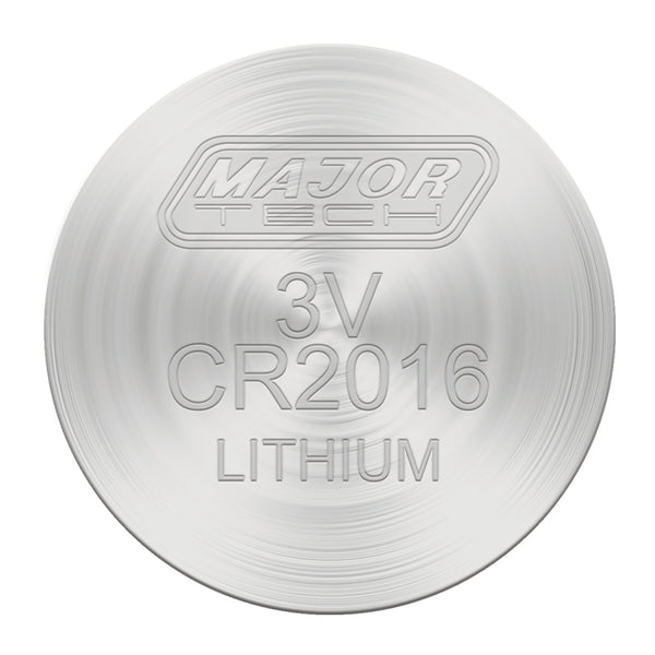 Major Tech Lithium 3V Button Cell (2pcs) CR2016-BP2