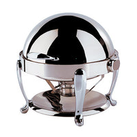 TIGER Chafing Dish Euri Round Roll Top 18/10 S/Steel 515Mm X 497Mm X 468Mm 6.5Lt - CRE0001