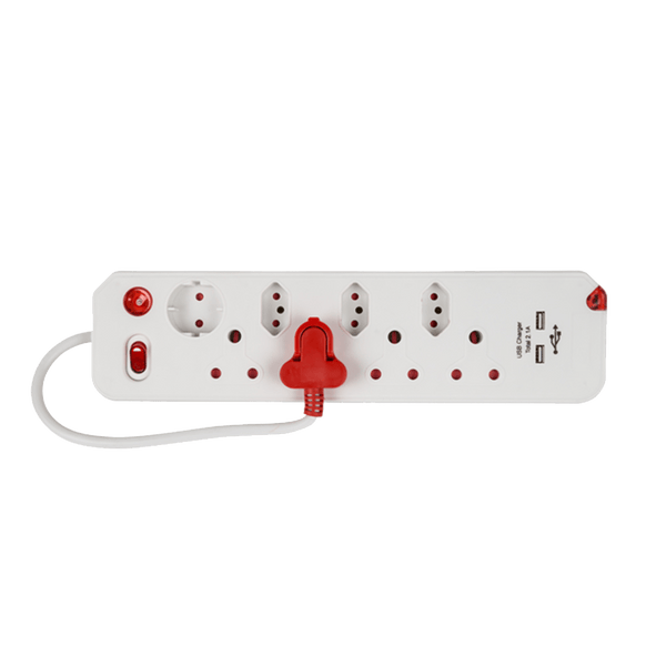 Multiplug 8 Way Surge +2 Usb E/Mate Cre014 MTS
