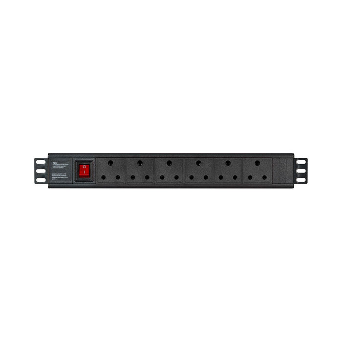 LINKQNET 6-PORT METAL RACKMOUNT PDU - C13 TO C14 - PWR-MP-6P-C13C14-MET