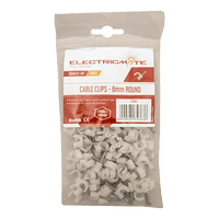 CS003 - CABLE SADDLE ROUND  6MM P/100  E/MATE