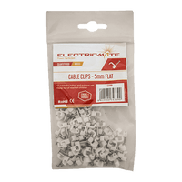 CS009 - CABLE SADDLE FLAT  5.0MM P/100  E/MATE