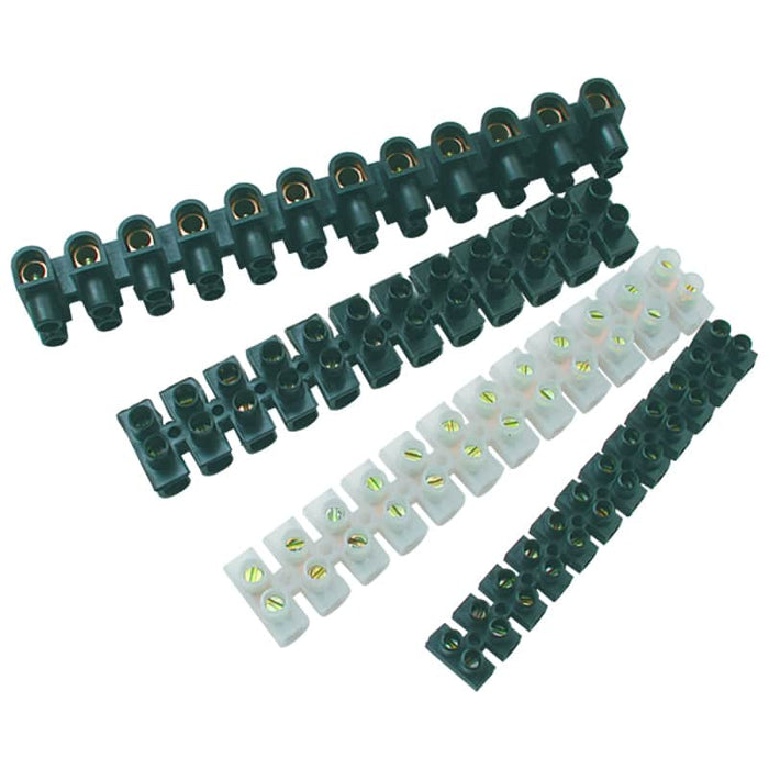 Connector Strip 15 Amp Black