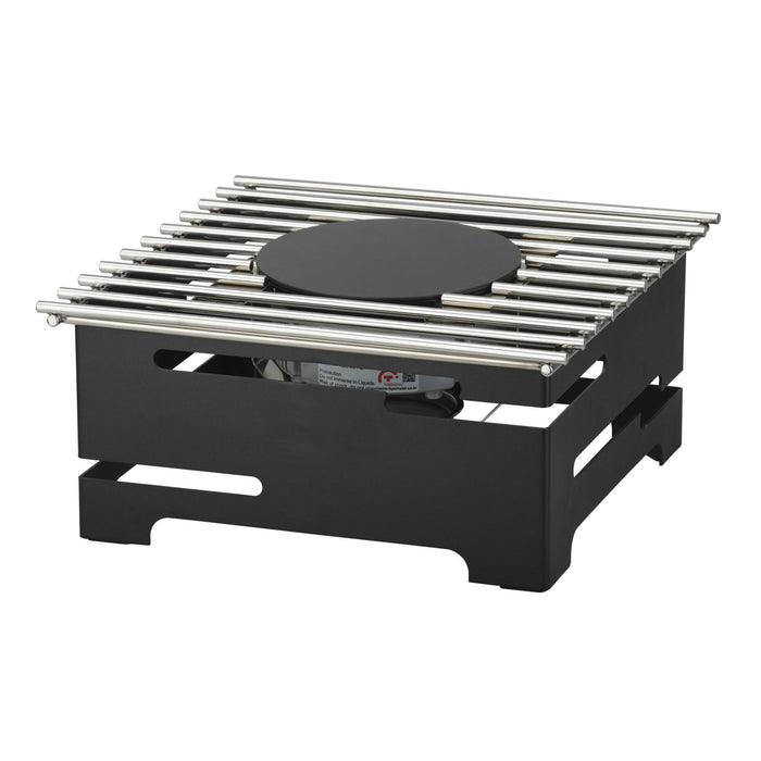 TIGER Multi Stand Square - Black - Dual Type (Sterno & Induction) 360Mm X 360Mm X 174Mm - CST0001