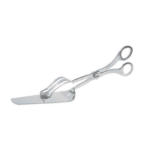 Cake Serving Tong Stainless Steel 260mm, Metal Cake Lifter, Serving Utensil, Pastry Server, Cake Slice Tongs, Silver